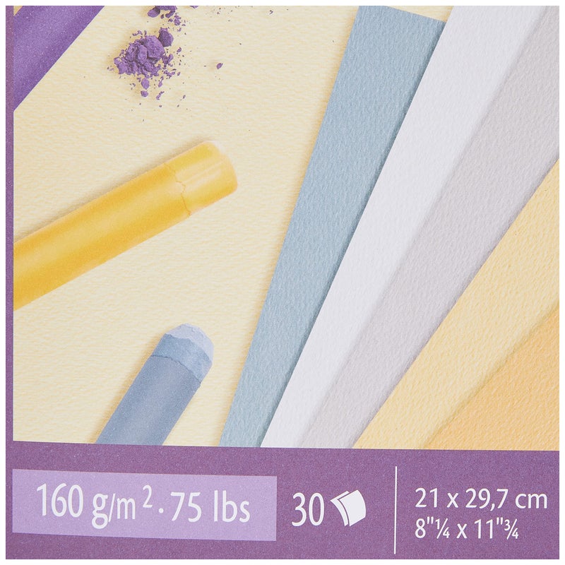 Fabriano Tiziano 46021297 Pastel Paper Pad A4-30 Sheets - 6 Soft Colours - 160 GSM - Image 3